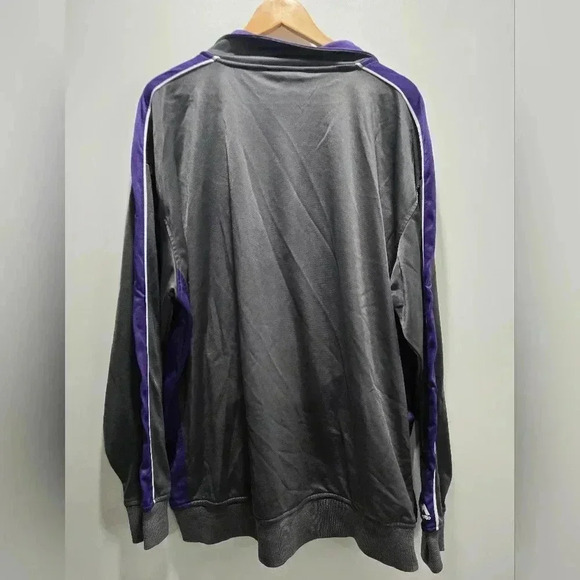 Minnesota Vikings Full Zip Track Jacket 3X Embroidered Logos Majestic NFL - Picture 6 of 8